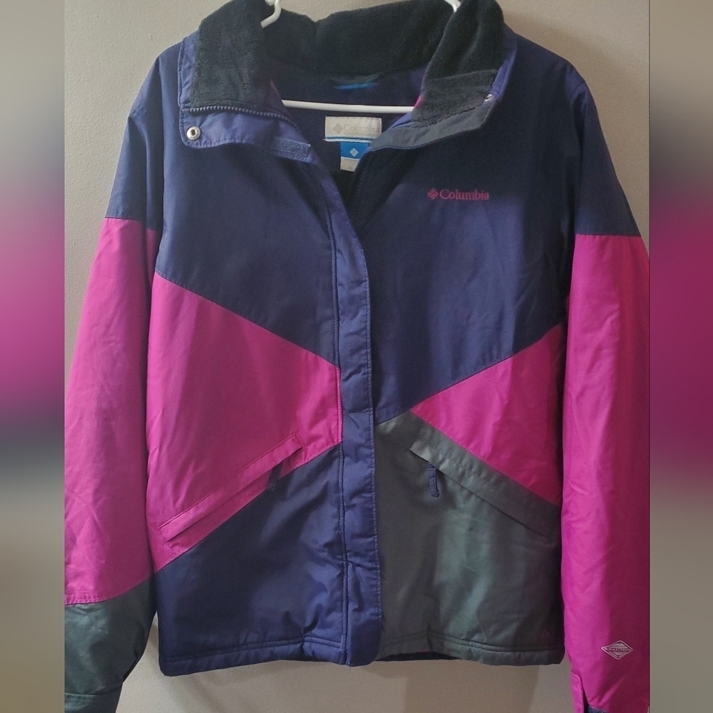 Columbia Kids Omni Tech Multicolor Outdoor Jacket. Sx 18/20 - Picture 1 of 5
